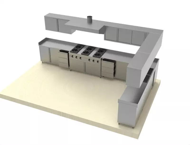 KITCHEN 50  3D model_2