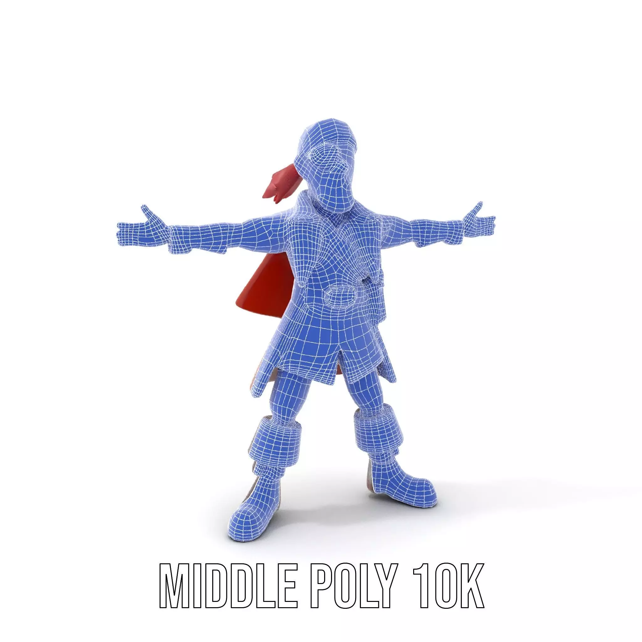 Rugged Pirate Captain model pack Low-poly 3D model_23