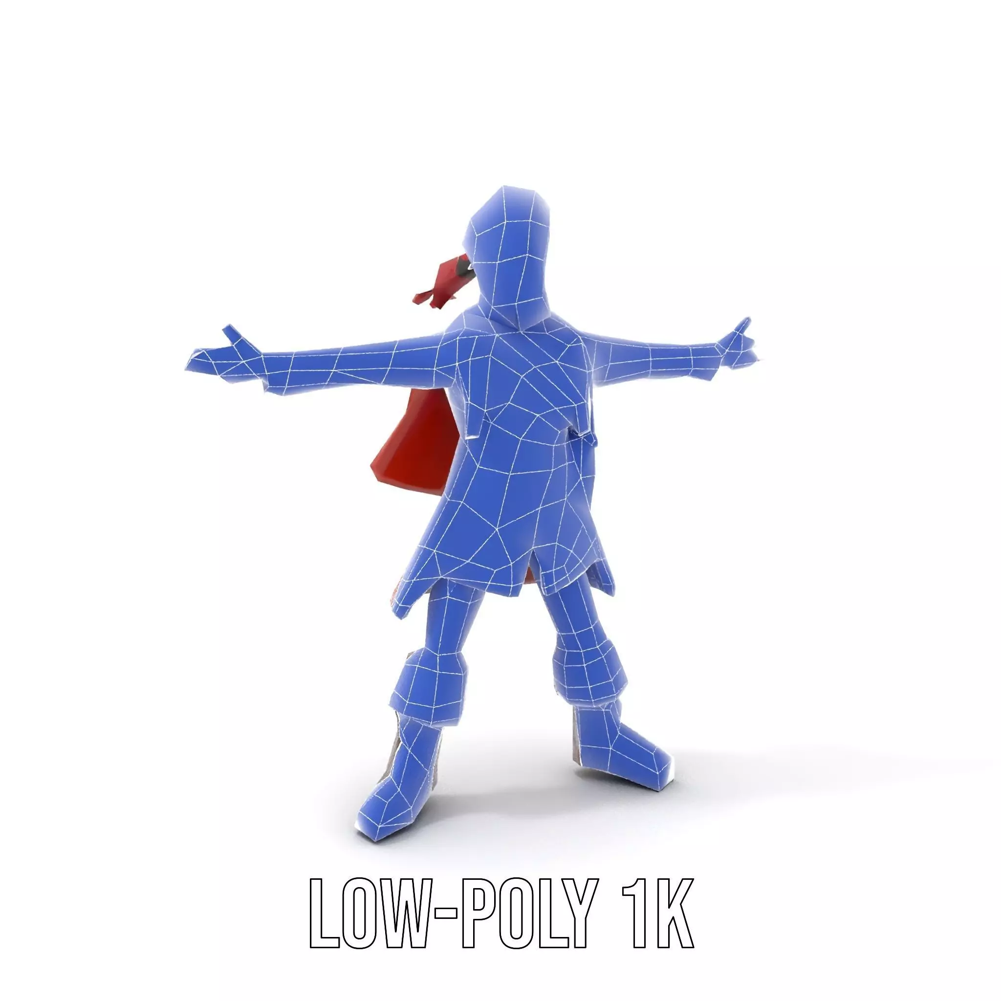 Rugged Pirate Captain model pack Low-poly 3D model_21