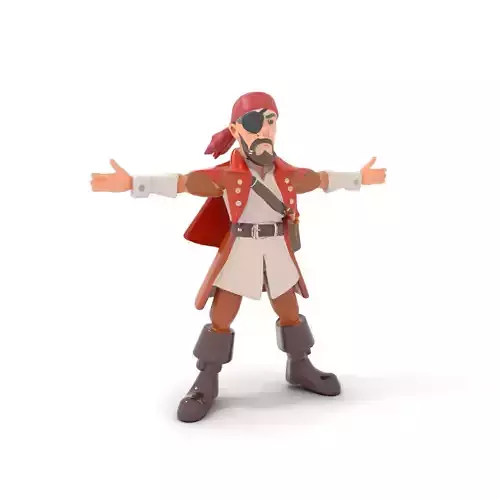 Rugged Pirate Captain model pack