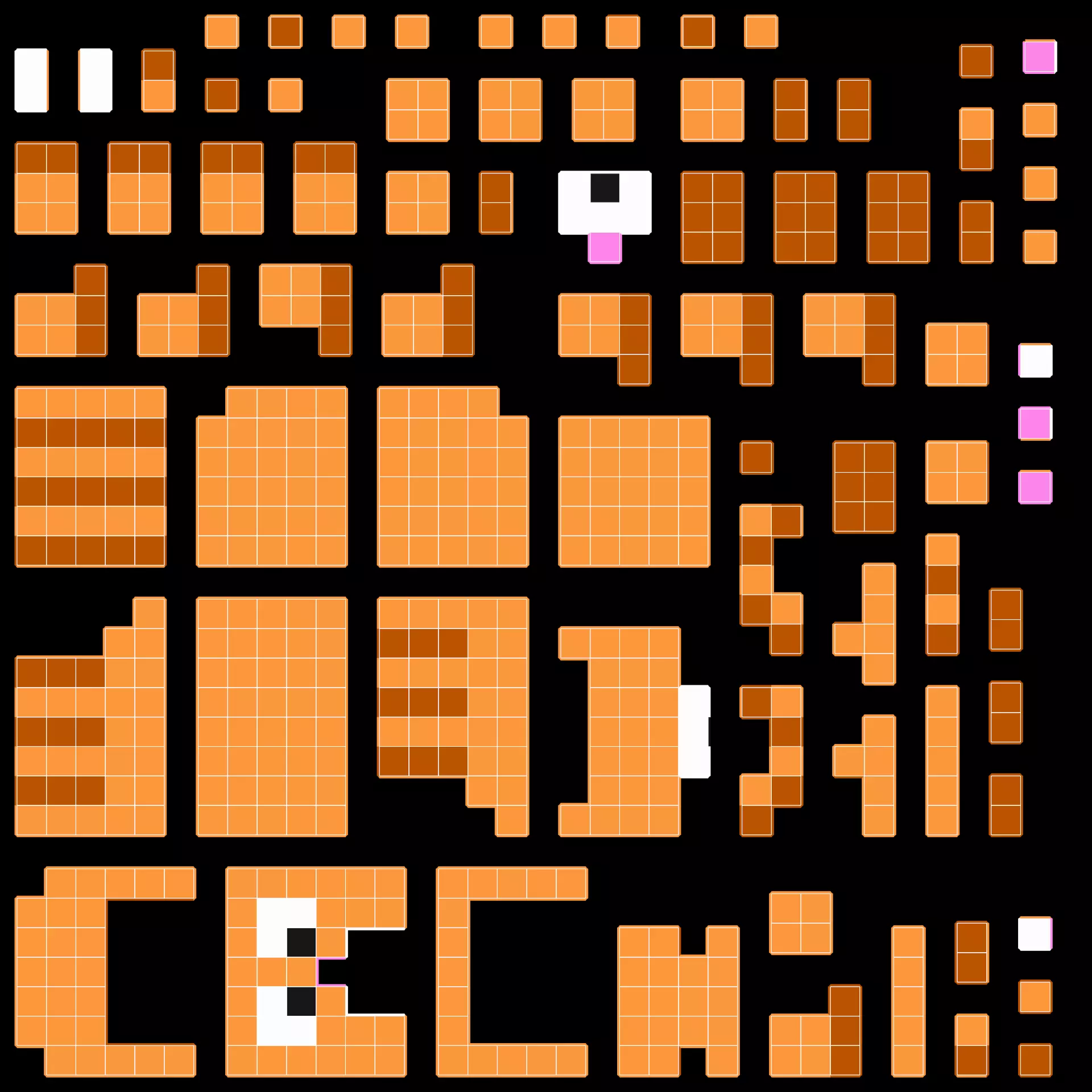 Voxel Cat - Stylized Character Low-poly 3D model_7