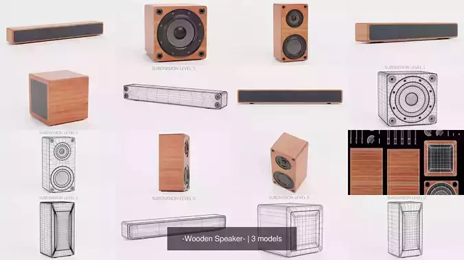 -Wooden Speaker-