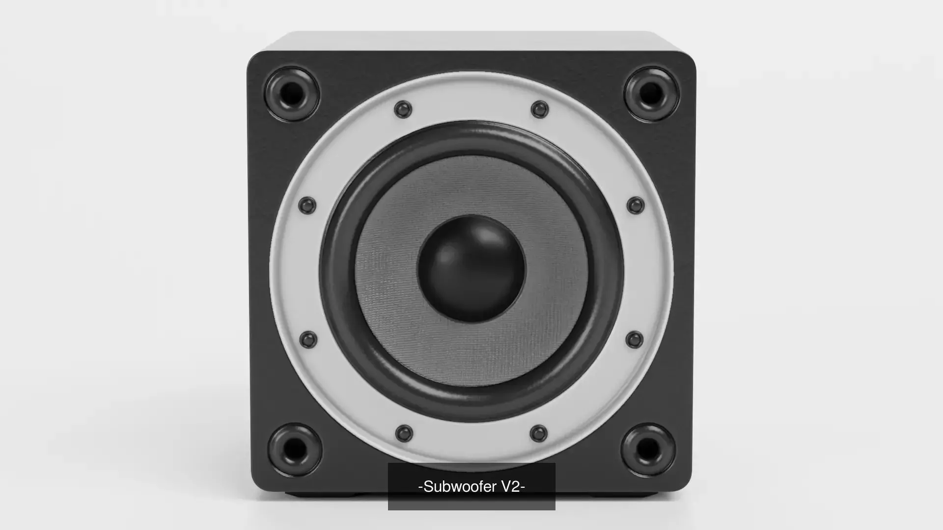 -Speakers Black- 3D Model Collection_5