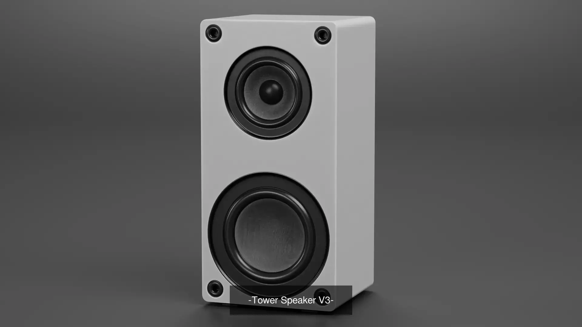 -White Speakers- 3D Model Collection_6