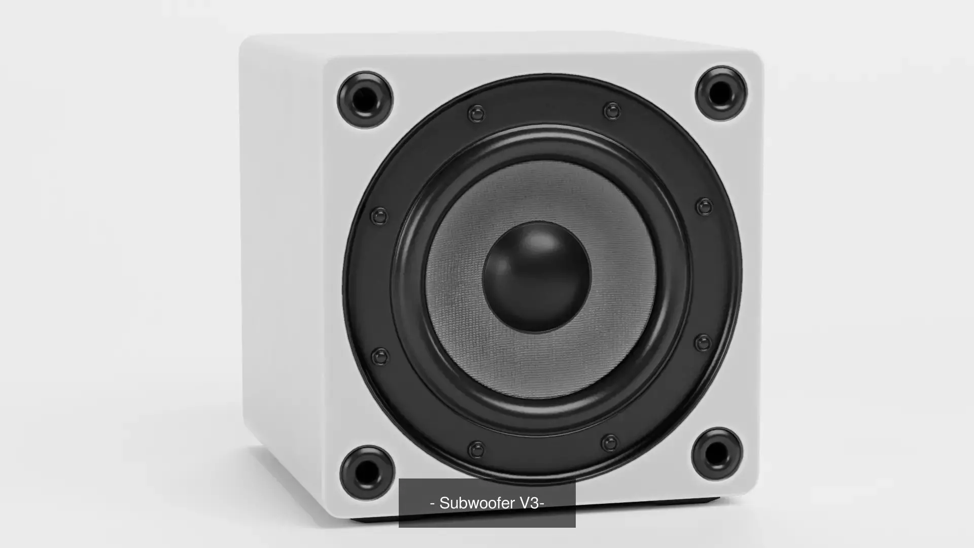 -White Speakers- 3D Model Collection_5