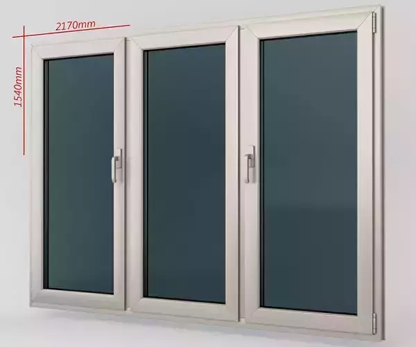 Plastic casement window 05