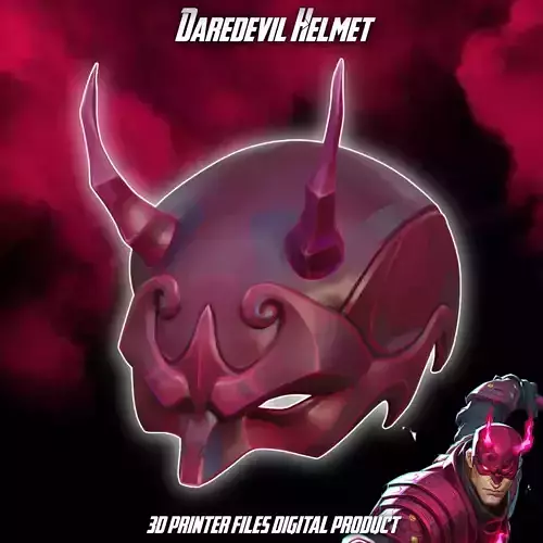 Daredevil Cosplay Helmet Mask Marvel Rivals