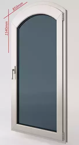 Plastic casement window 06