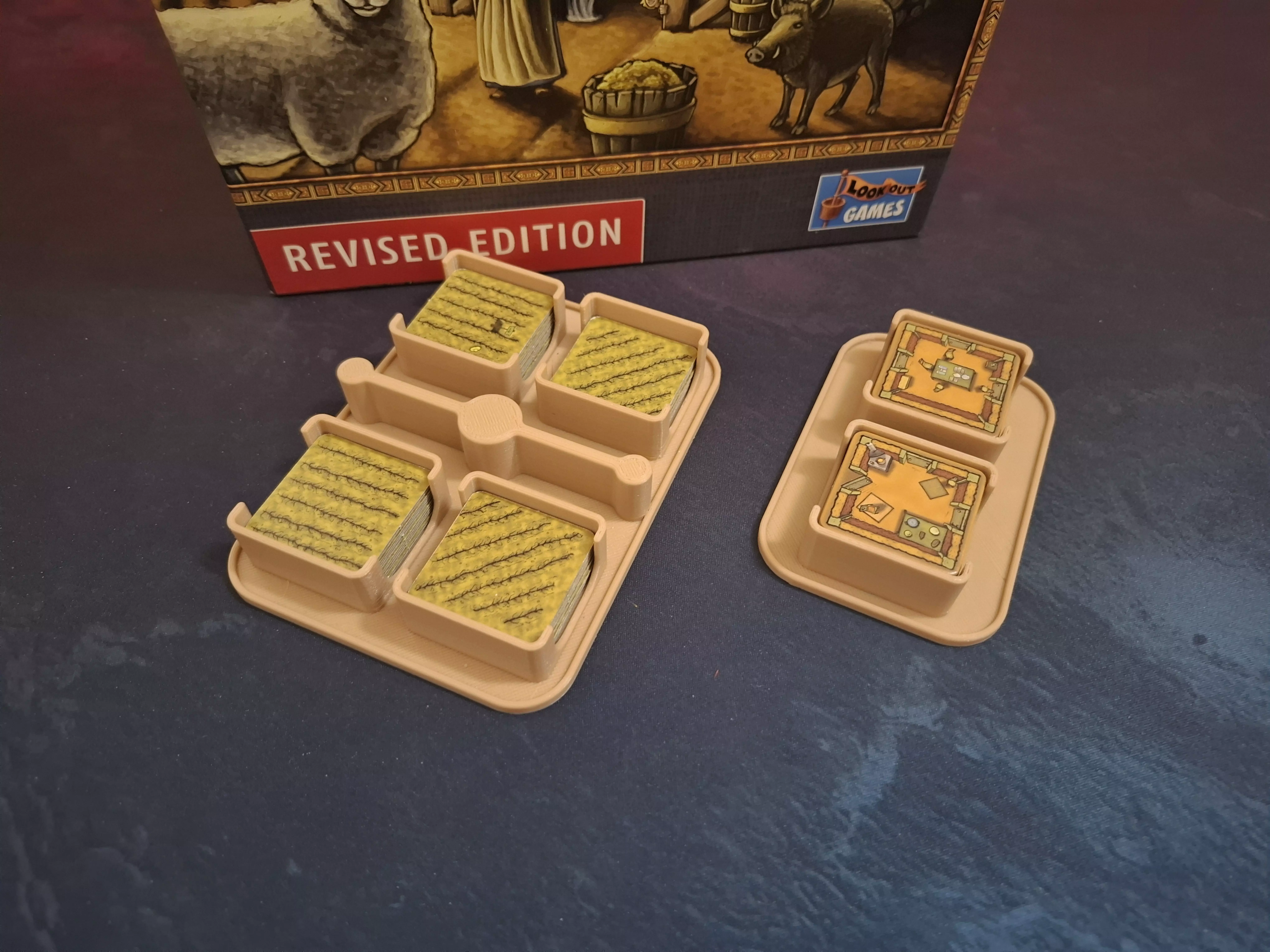 Agricola Revised Edition insert - Compatible with sleeved cards 3D print model_7