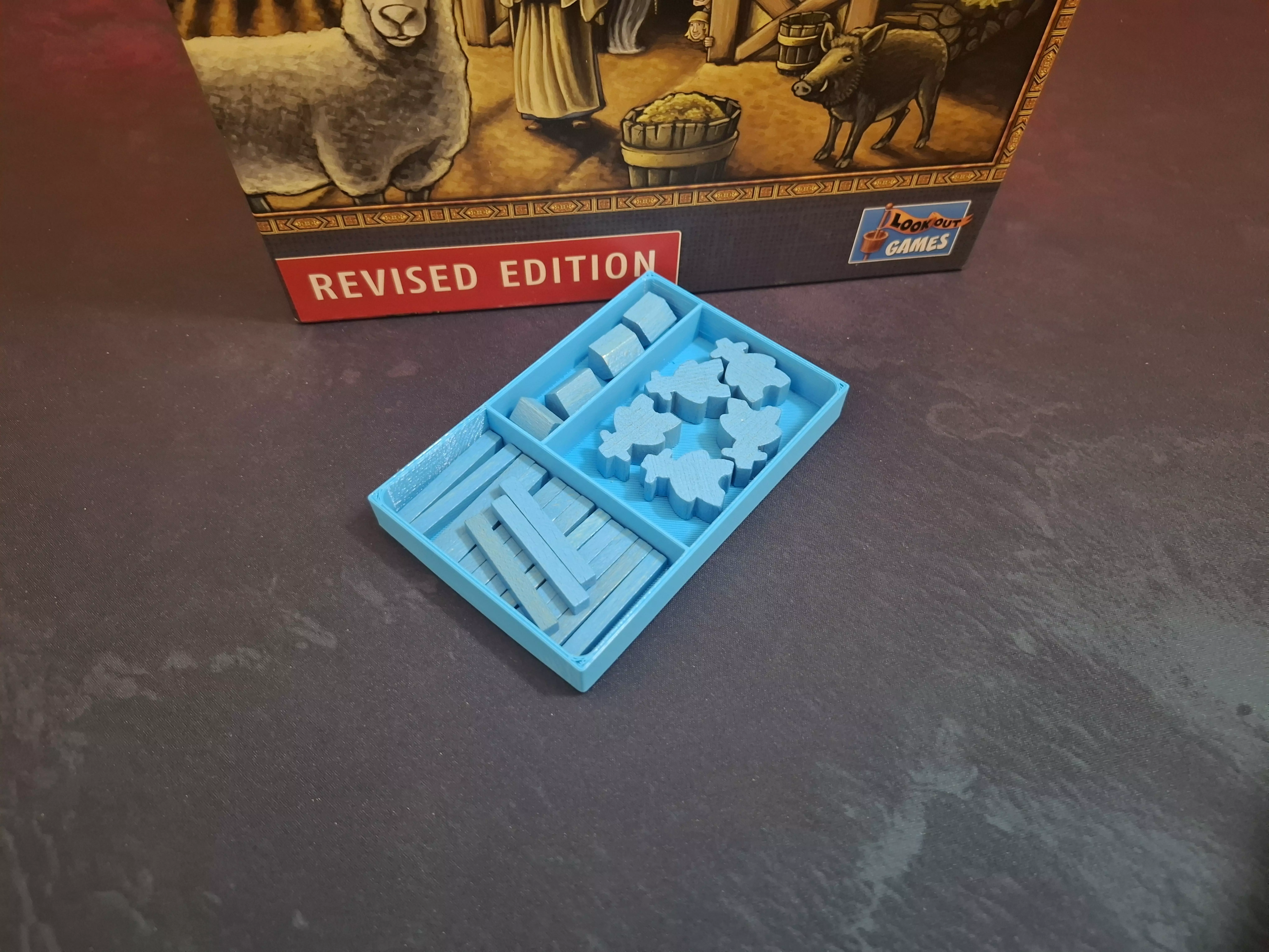 Agricola Revised Edition insert - Compatible with sleeved cards 3D print model_5