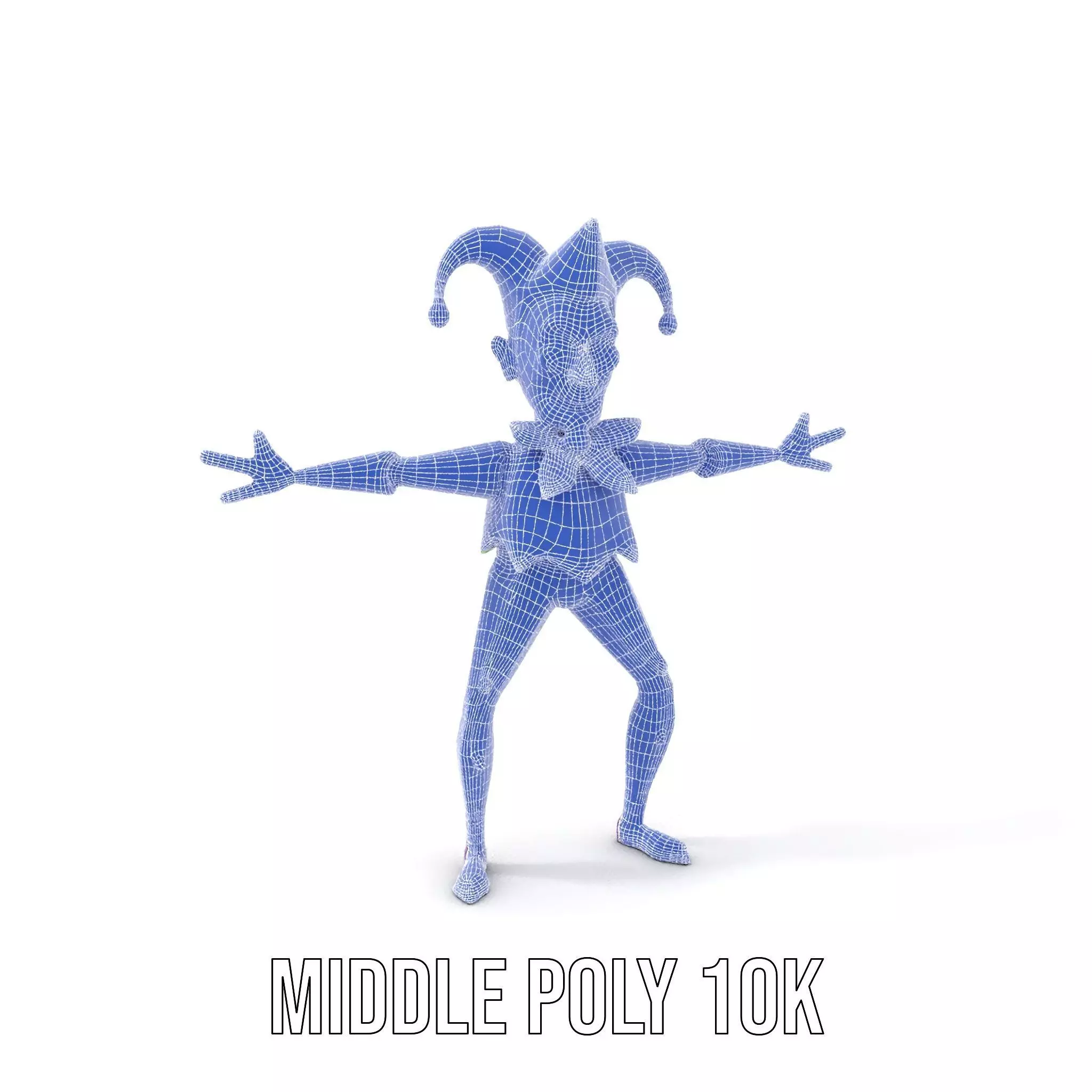 Jester Character model pack Low-poly 3D model_22