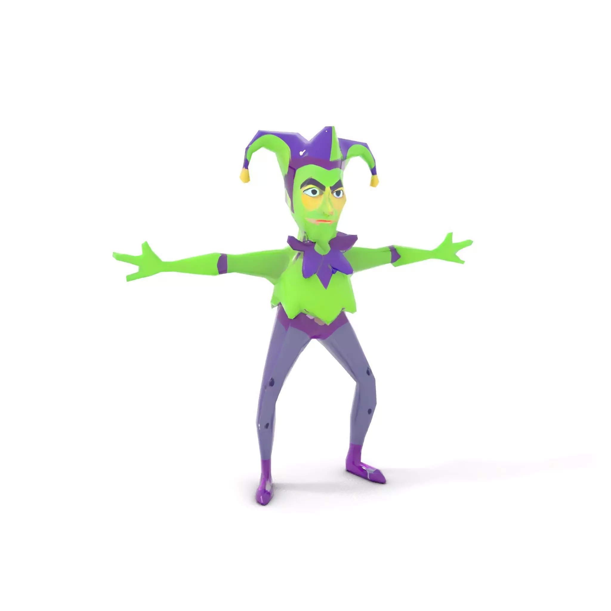 Jester Character model pack Low-poly 3D model_9