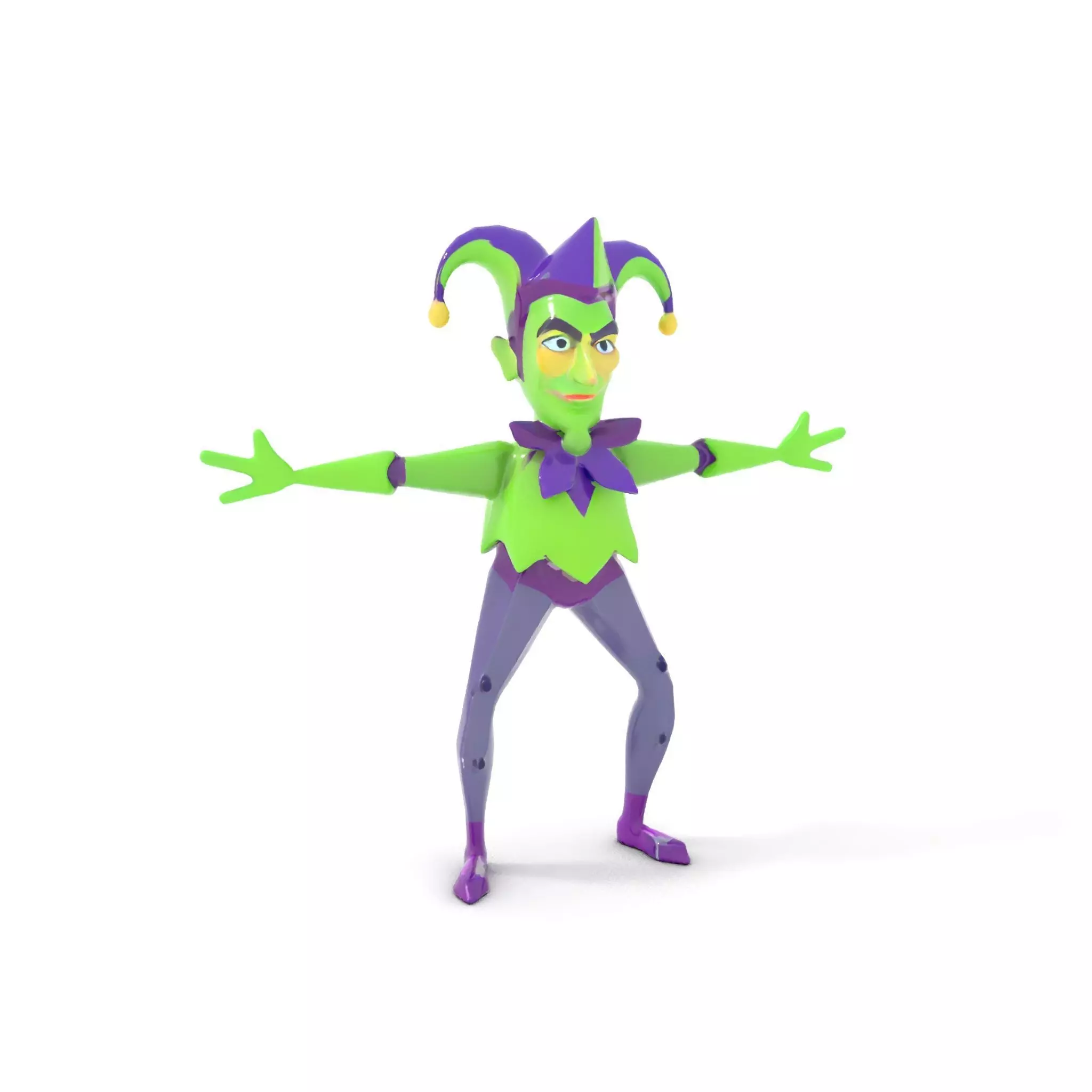 Jester Character model pack Low-poly 3D model_19