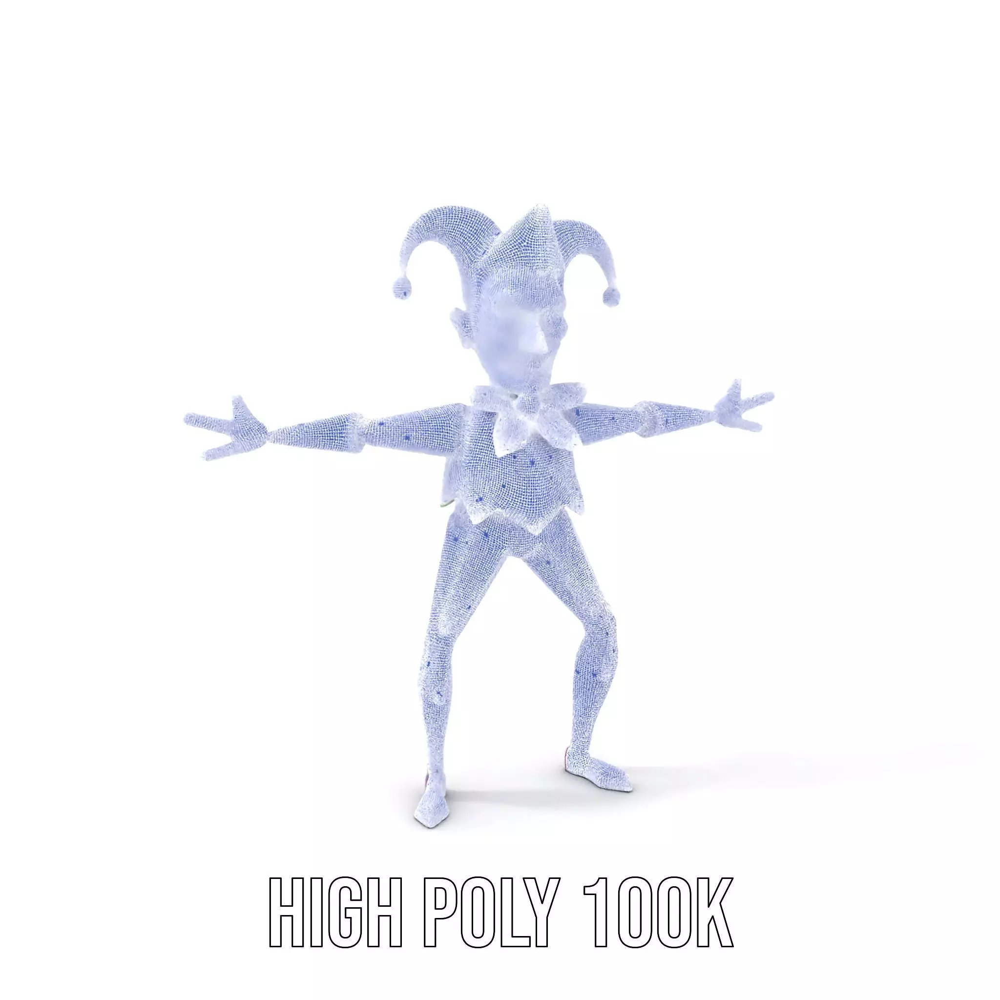 Jester Character model pack Low-poly 3D model_4