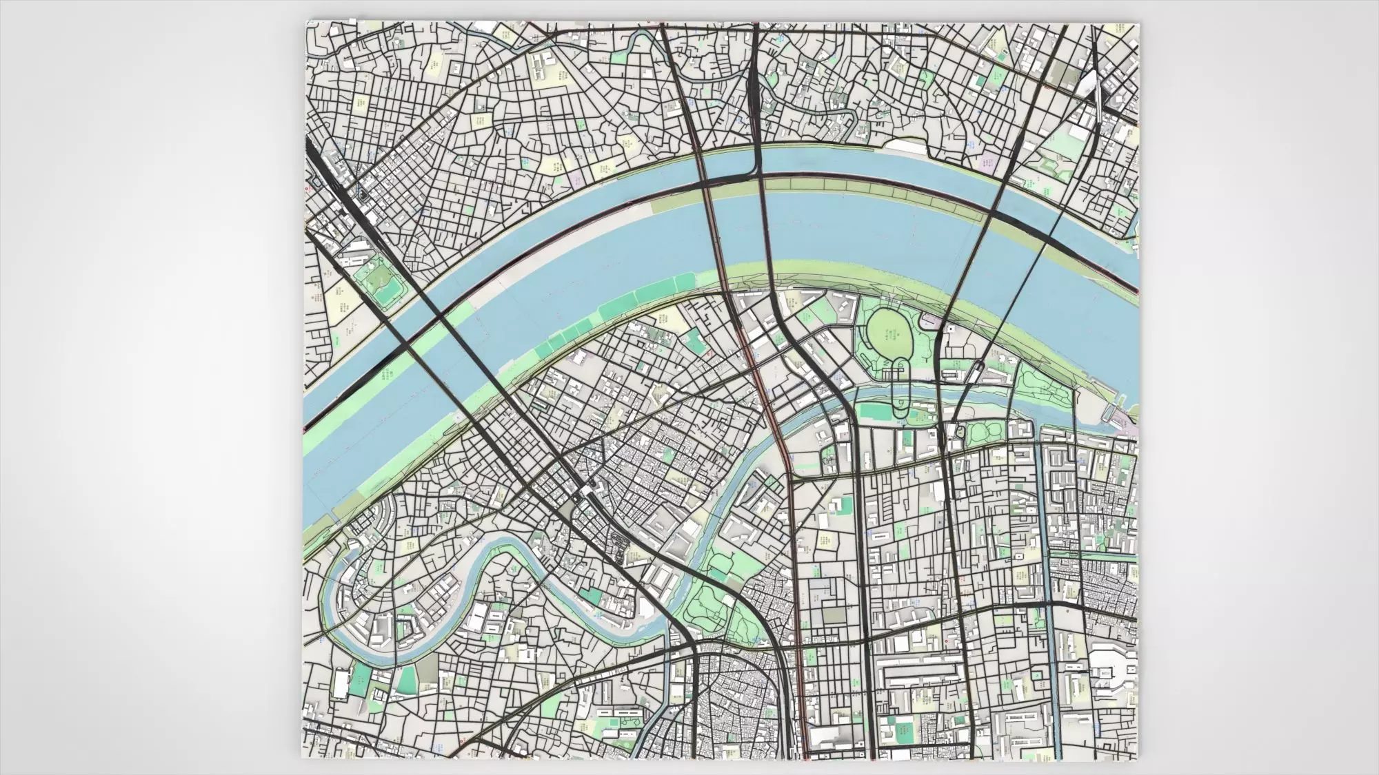 Cityscape Tokyo Japan part of city 3D model_12