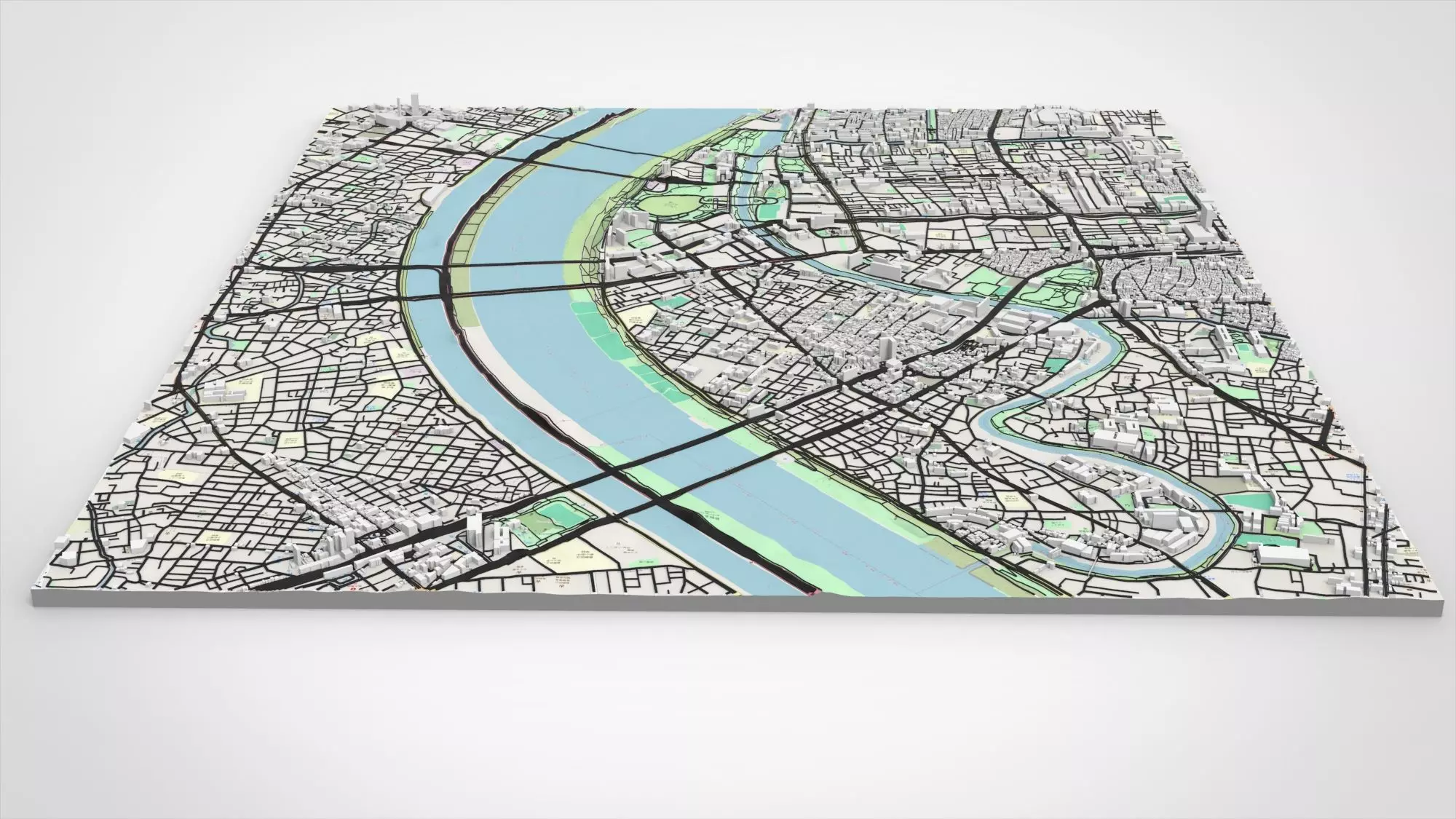 Cityscape Tokyo Japan part of city 3D model_7