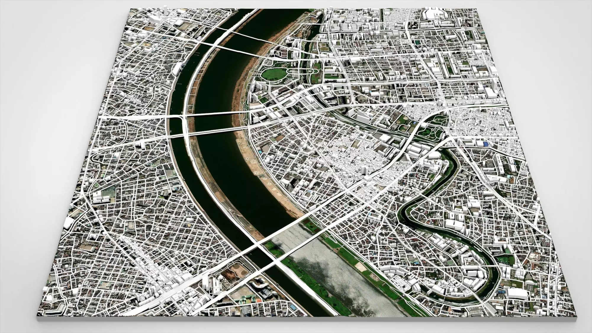 Cityscape Tokyo Japan part of city 3D model_0
