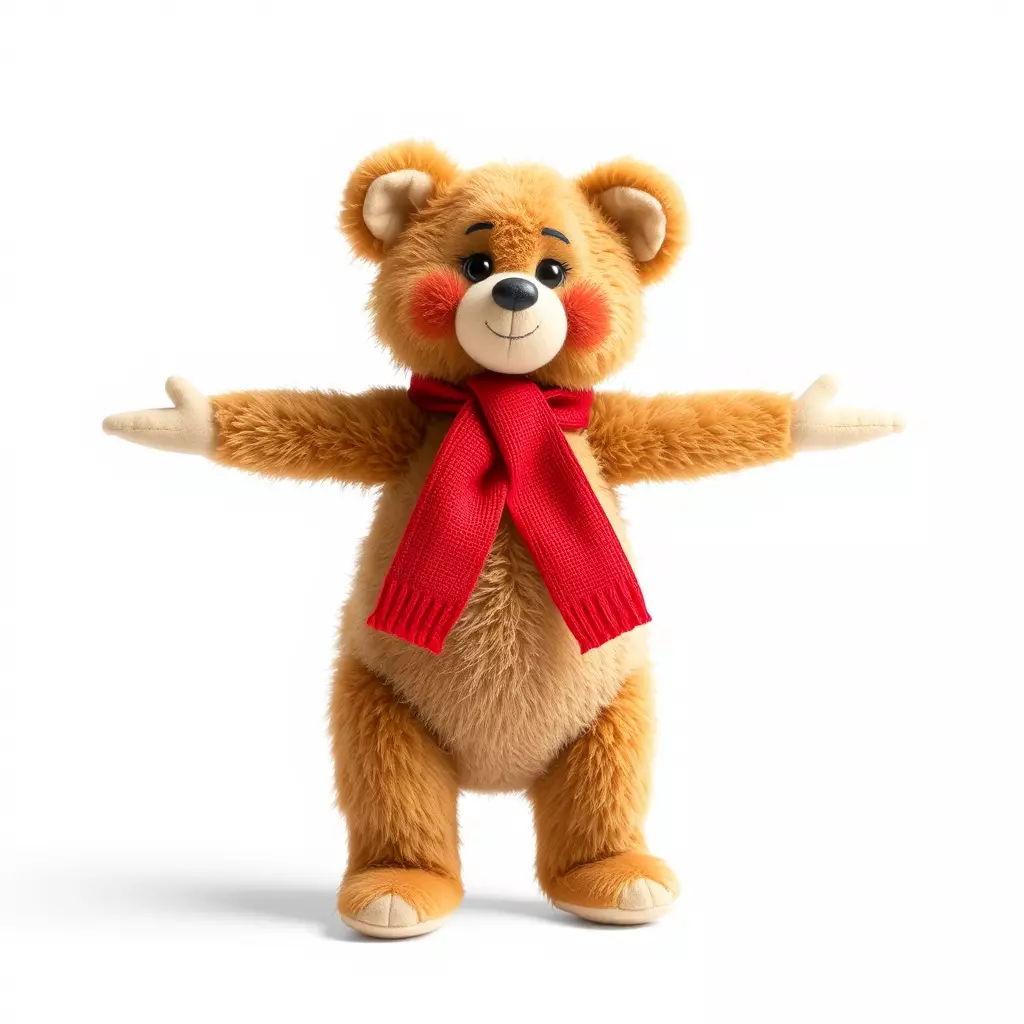 Cheerful Teddy Bear model pack Low-poly 3D model_2