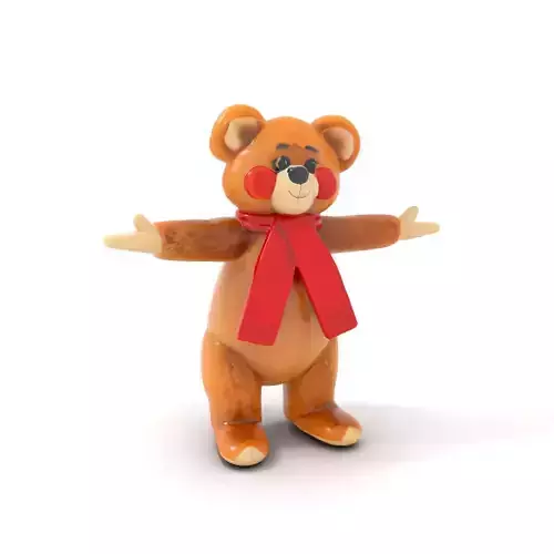 Cheerful Teddy Bear model pack Low-poly 3D model Cheerful Teddy Bear model pack Low-poly 3D model