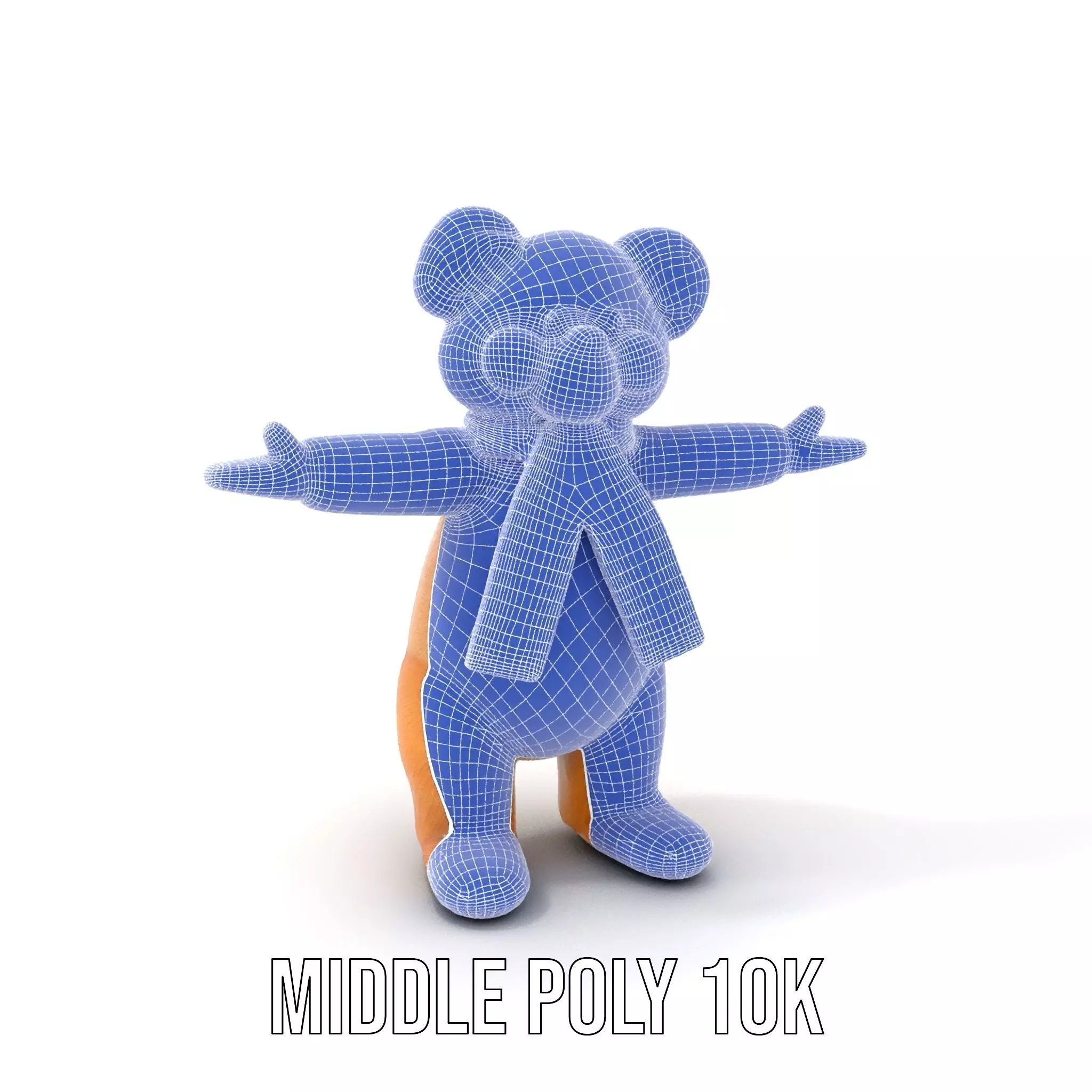 Cheerful Teddy Bear model pack Low-poly 3D model_19