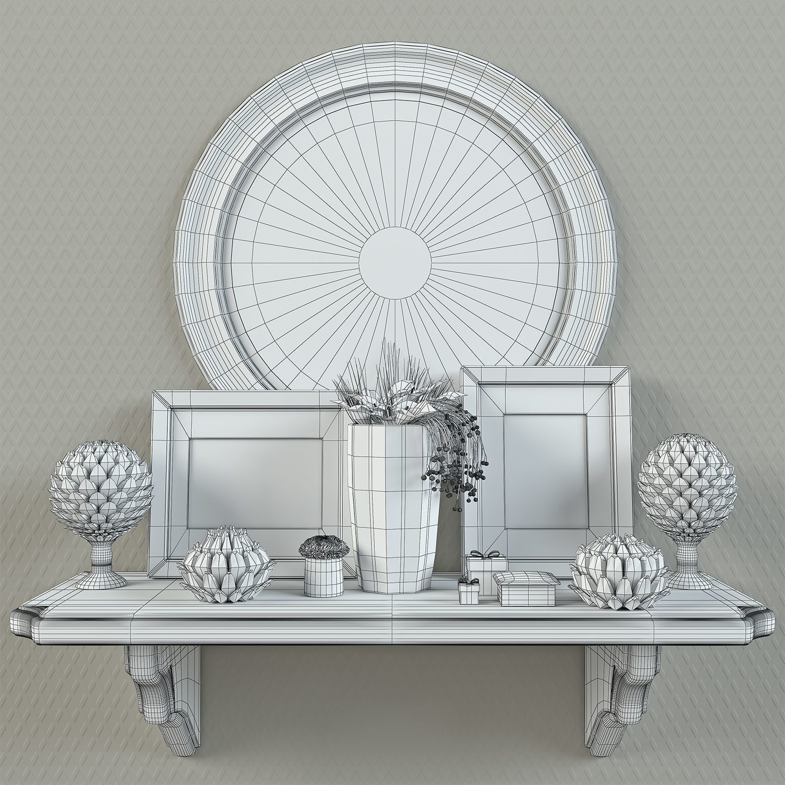decor for a console 3D model_5