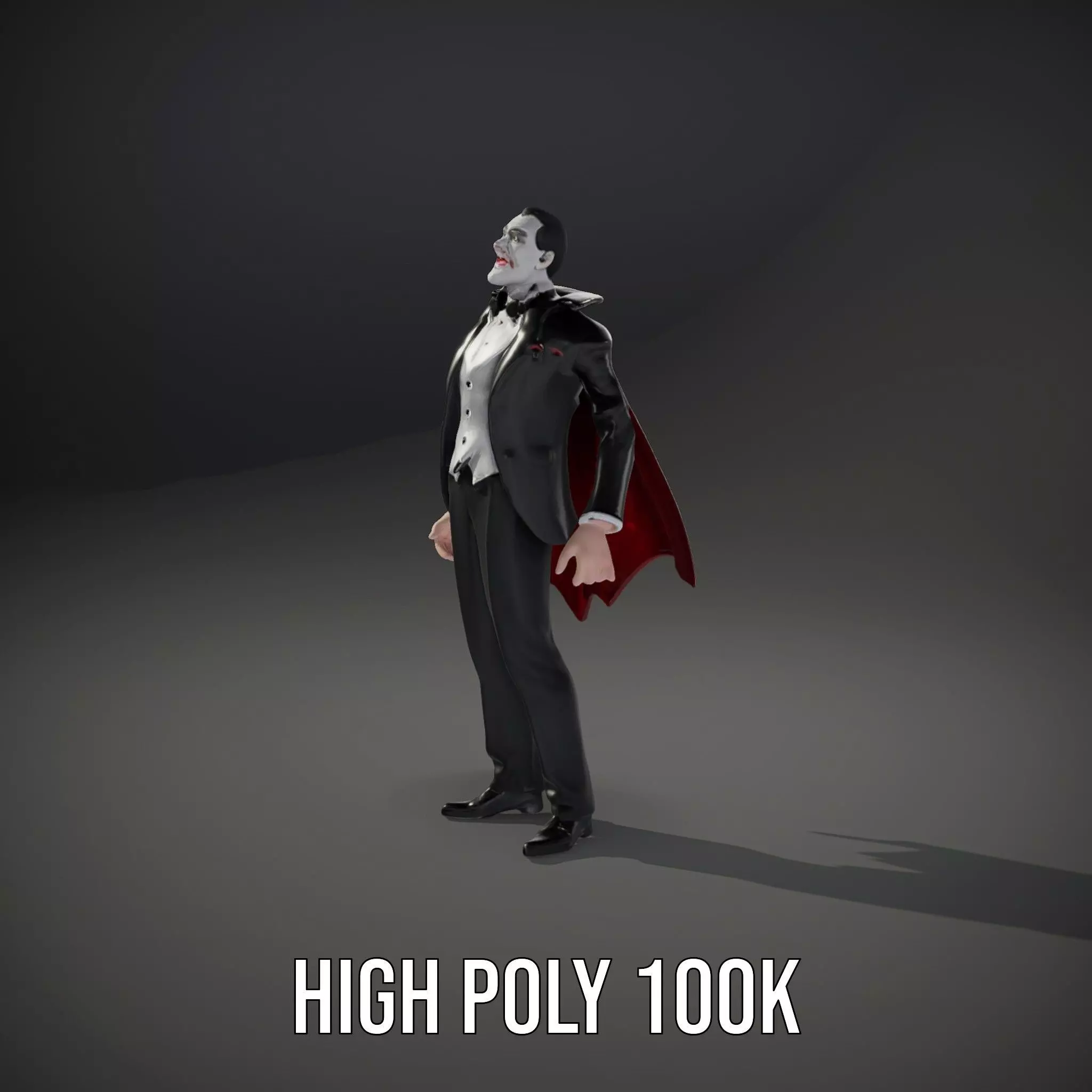 Vampire Character model pack Low-poly 3D model_8