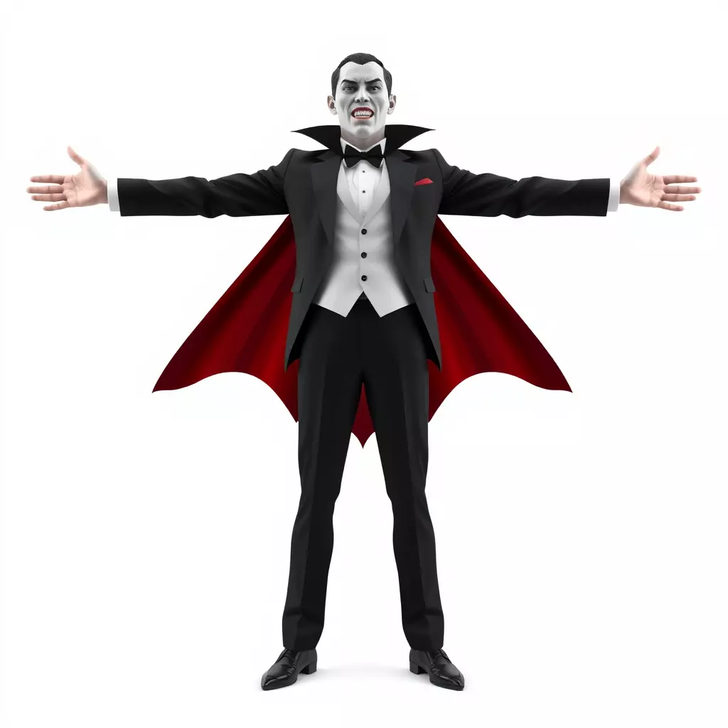 Vampire Character model pack Low-poly 3D model_2