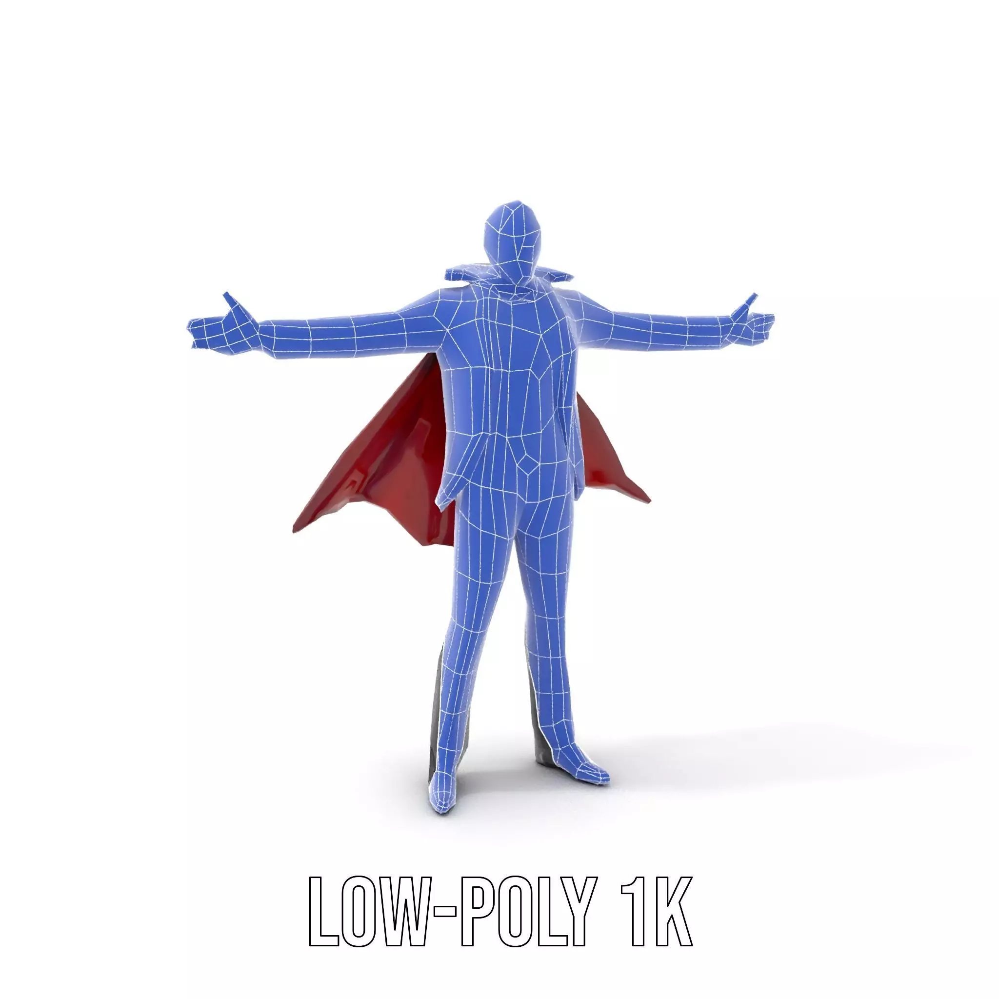 Vampire Character model pack Low-poly 3D model_14