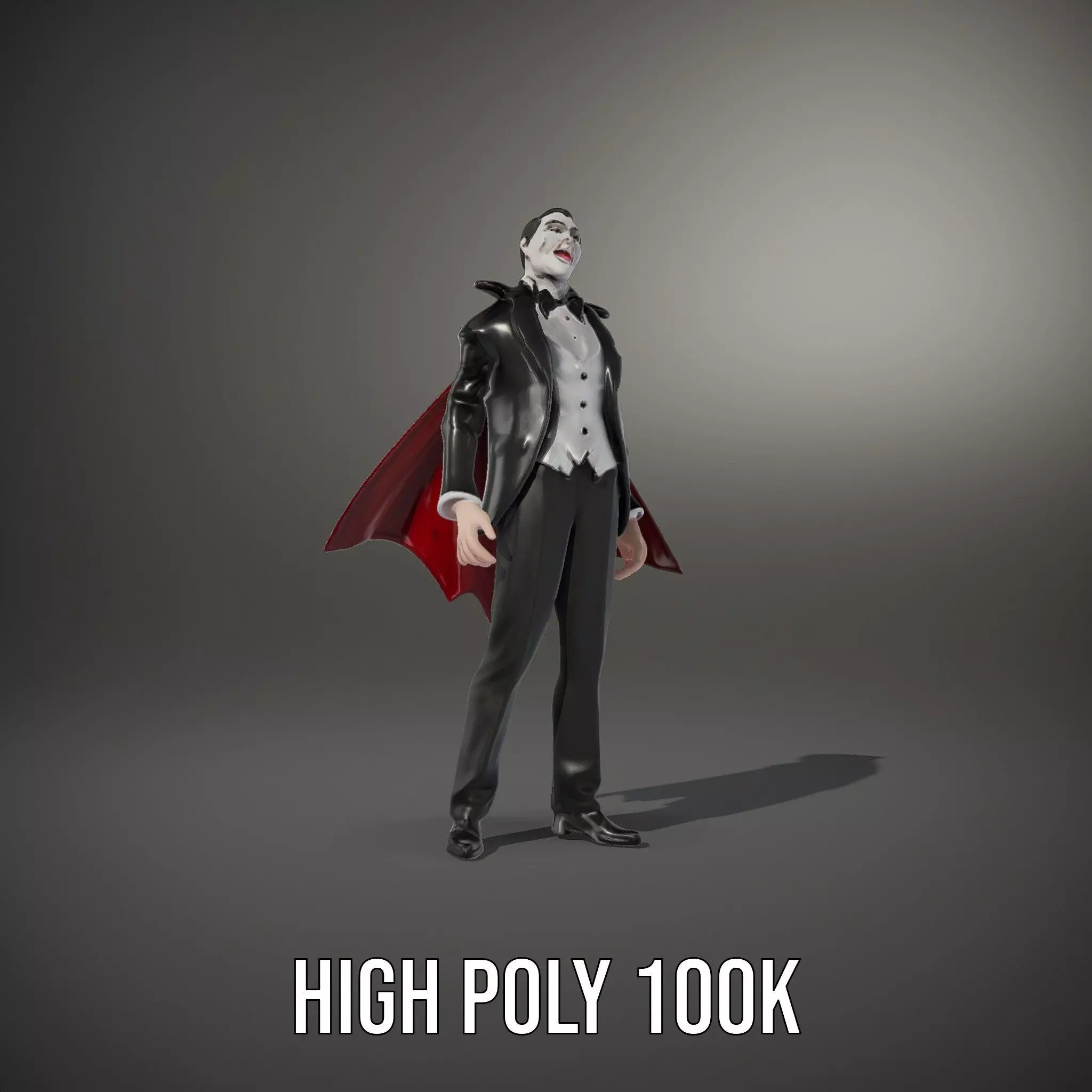 Vampire Character model pack Low-poly 3D model_10