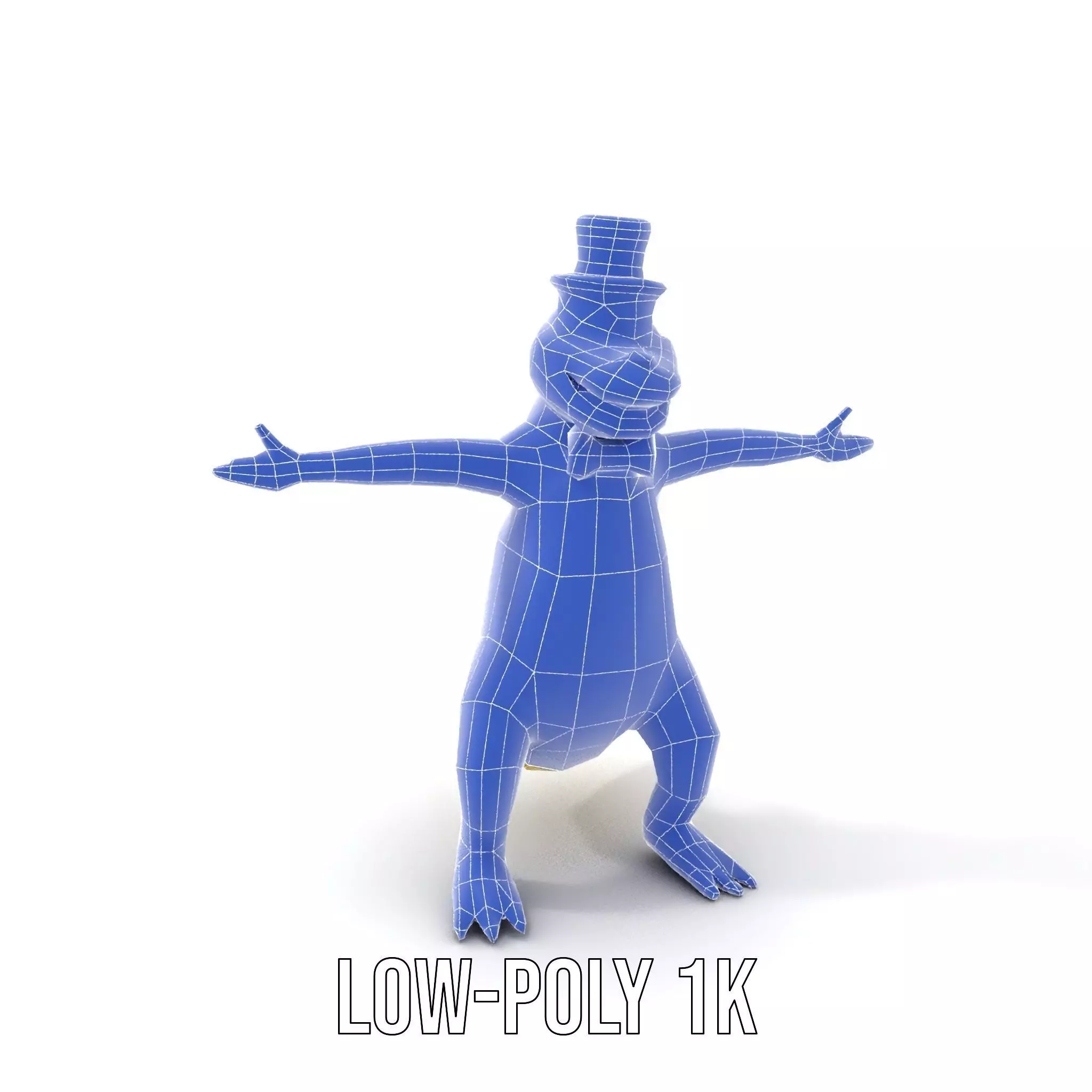 Dapper Crocodile model pack Low-poly 3D model_27