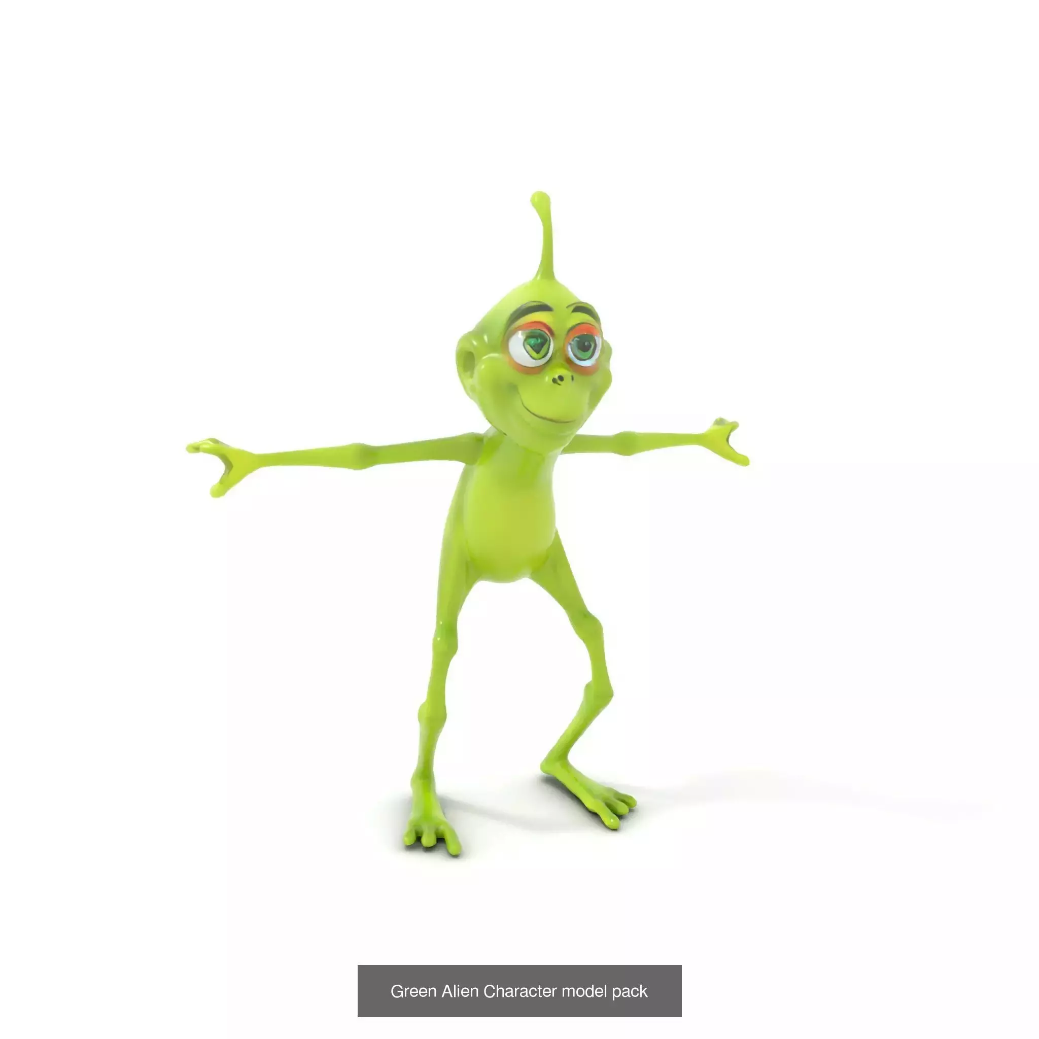 Charming Cartoon Creatures Pack 3D Model Collection_31