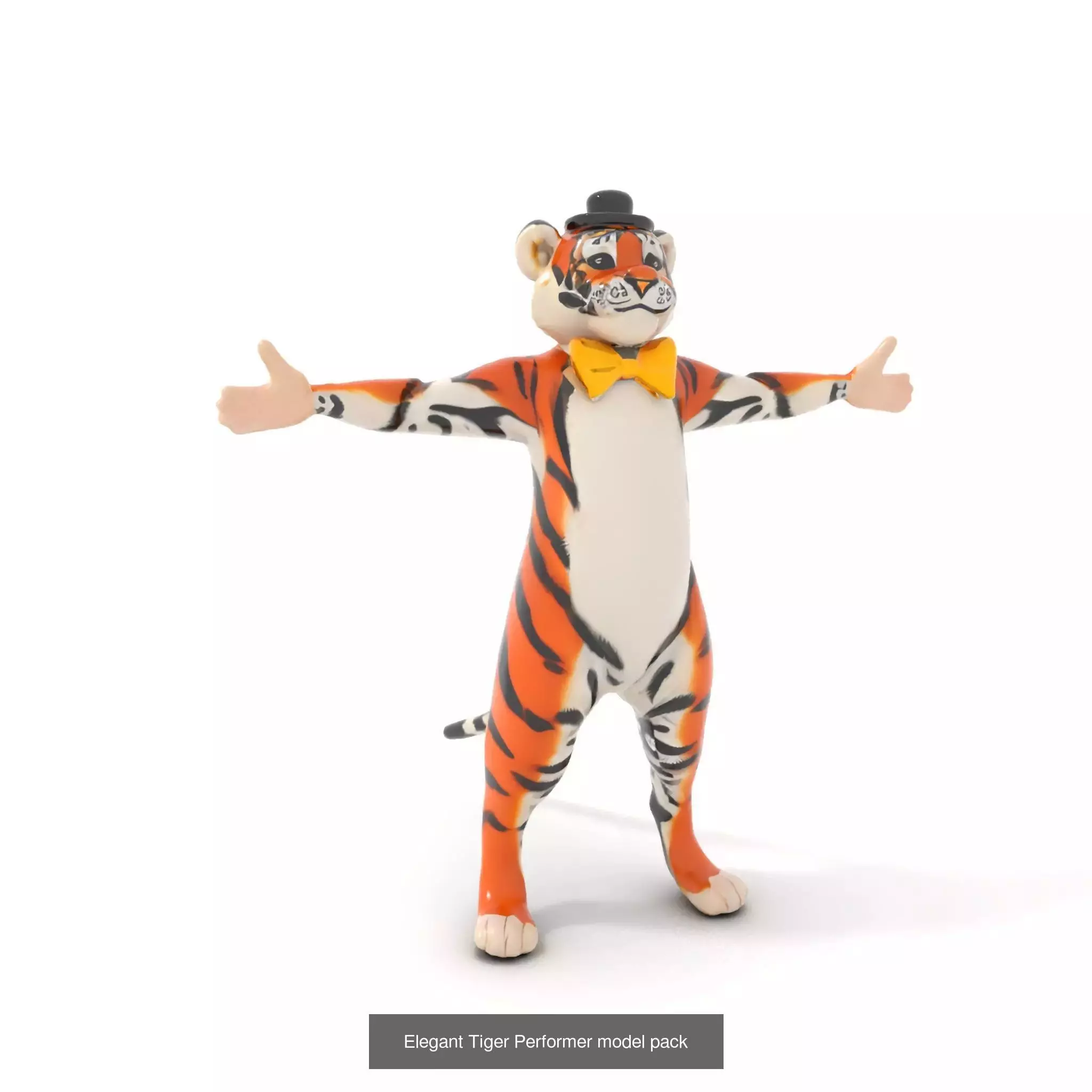 Charming Cartoon Creatures Pack 3D Model Collection_35
