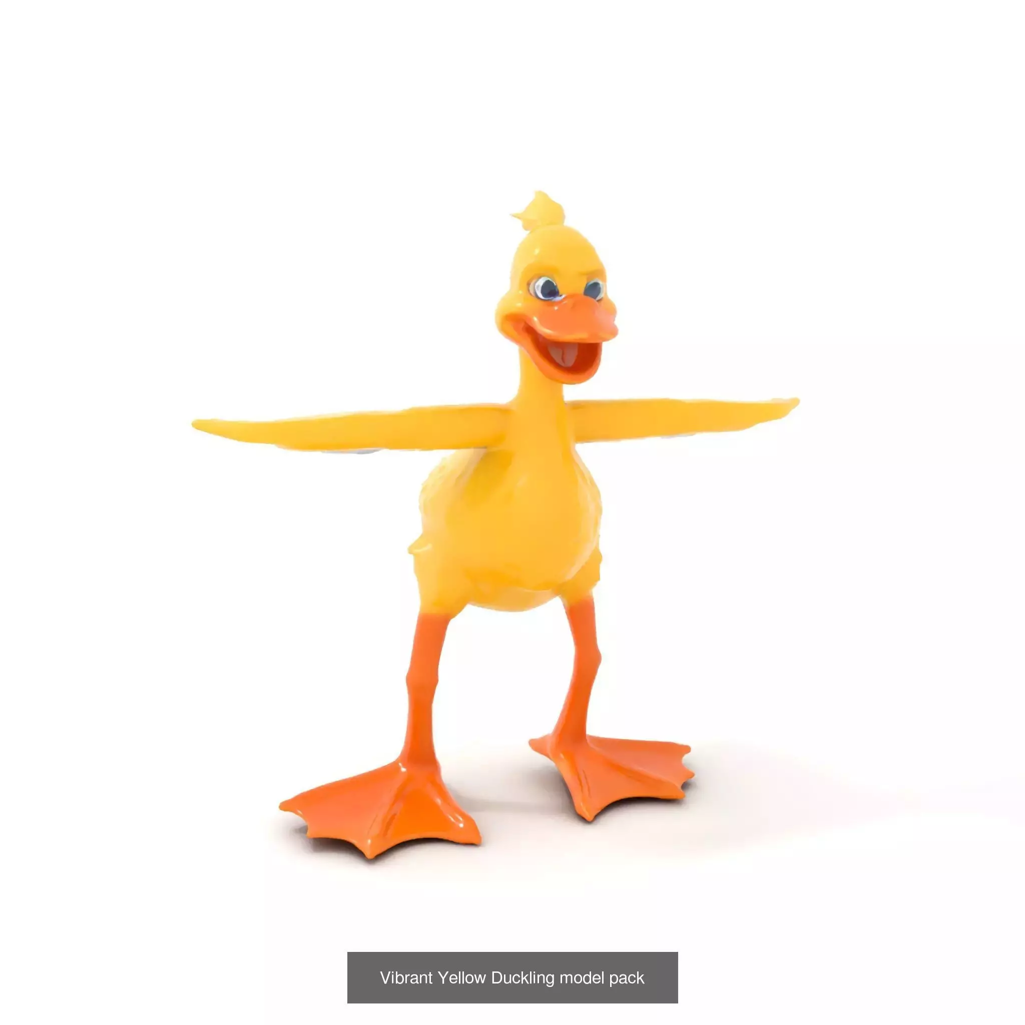 Charming Cartoon Creatures Pack 3D Model Collection_28