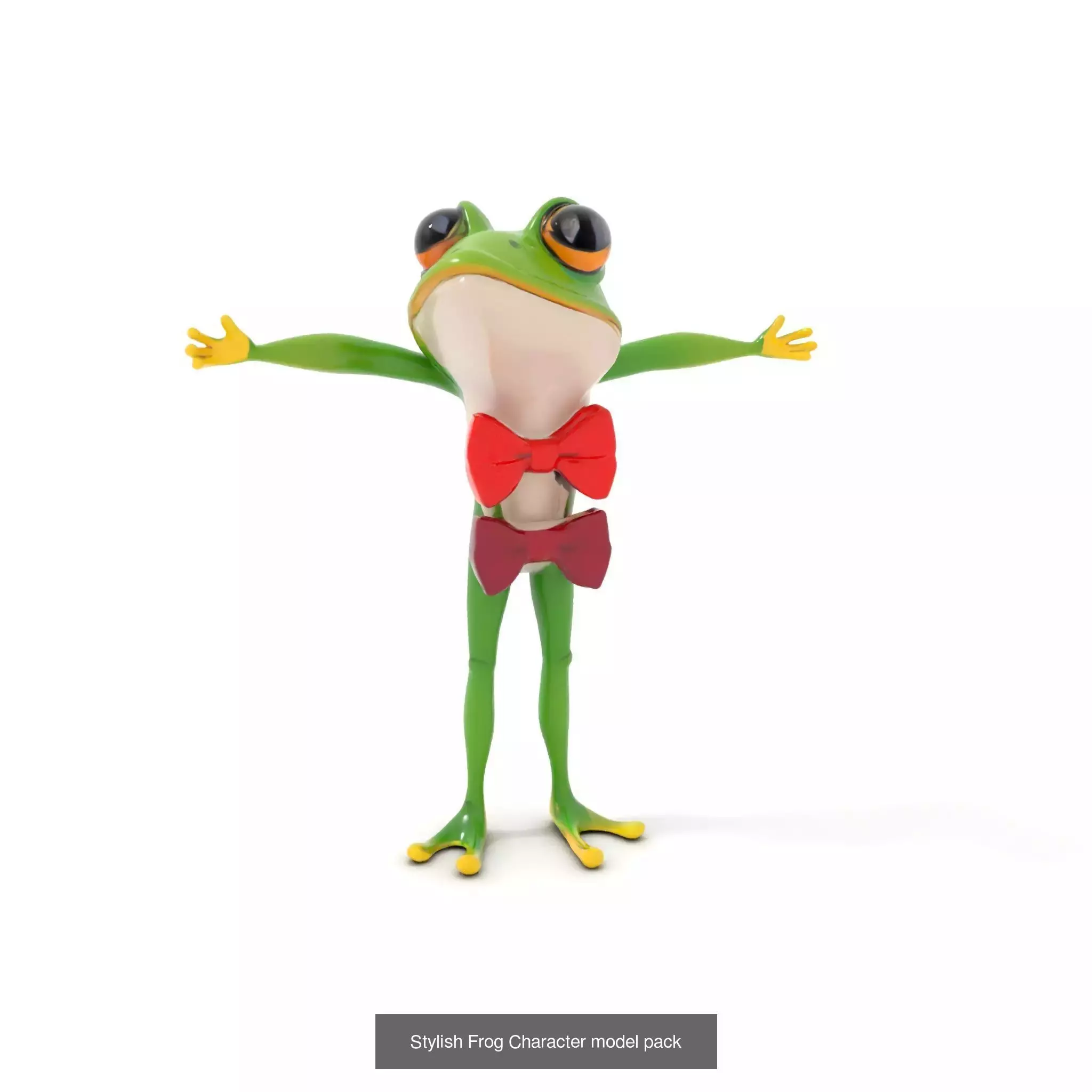 Charming Cartoon Creatures Pack 3D Model Collection_25