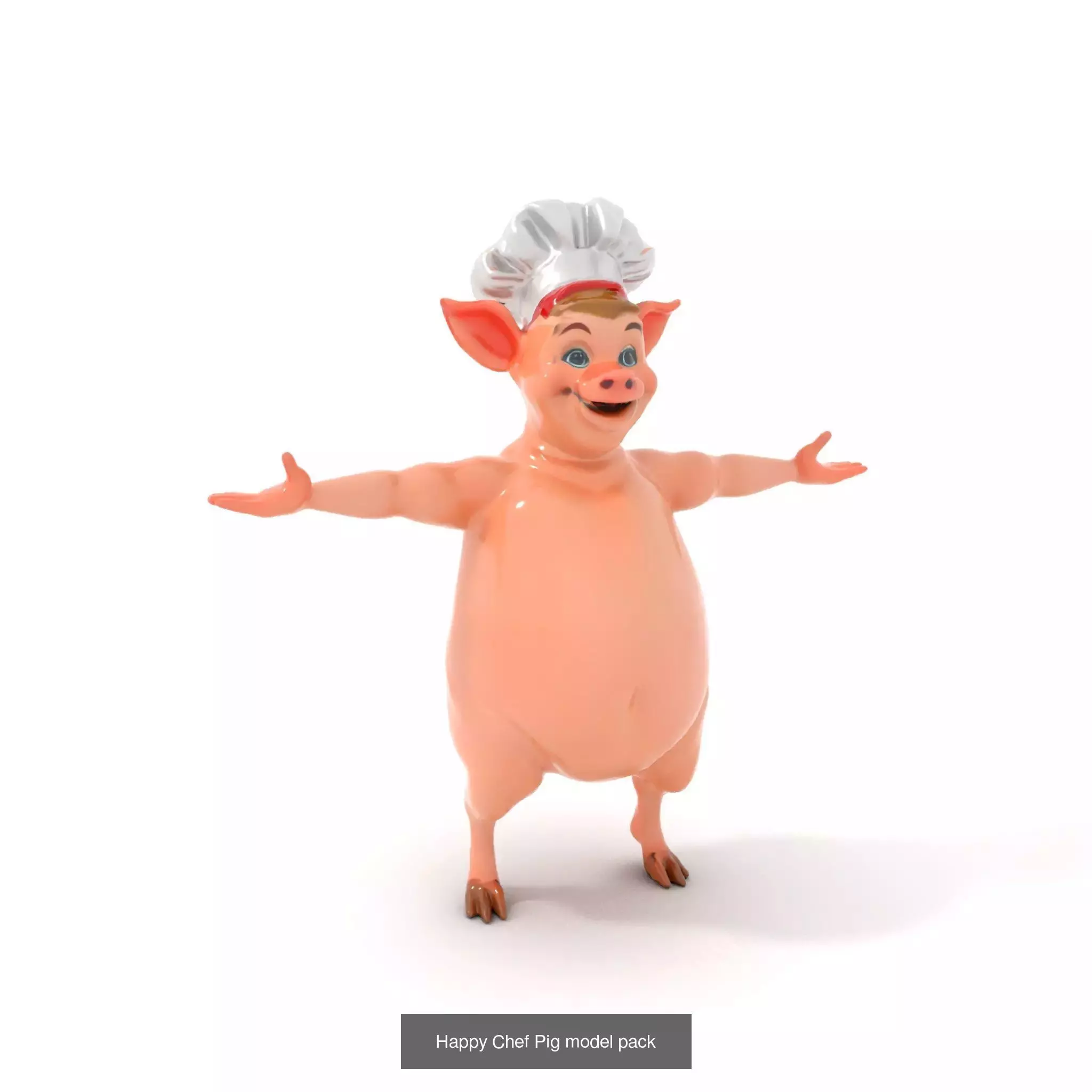 Charming Cartoon Creatures Pack 3D Model Collection_27
