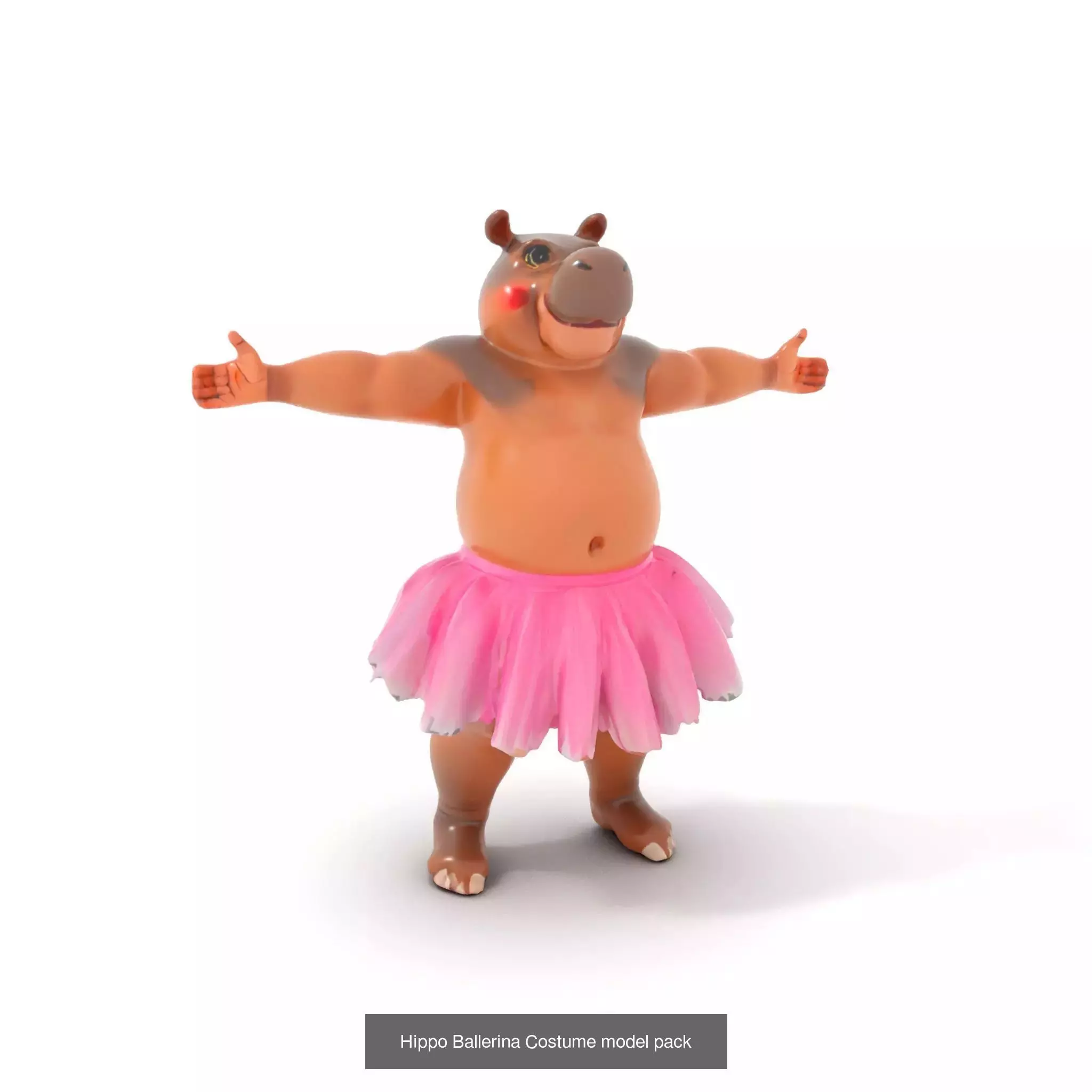 Charming Cartoon Creatures Pack 3D Model Collection_21