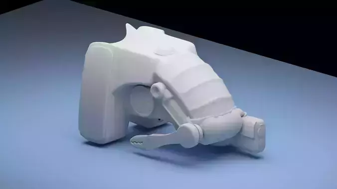 Starship Cartoon 3D print model