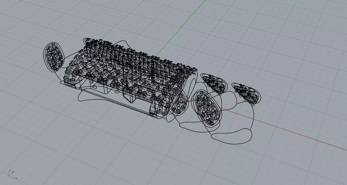 Miami Cuban Chain Bracelet box clasp 3D print model_12