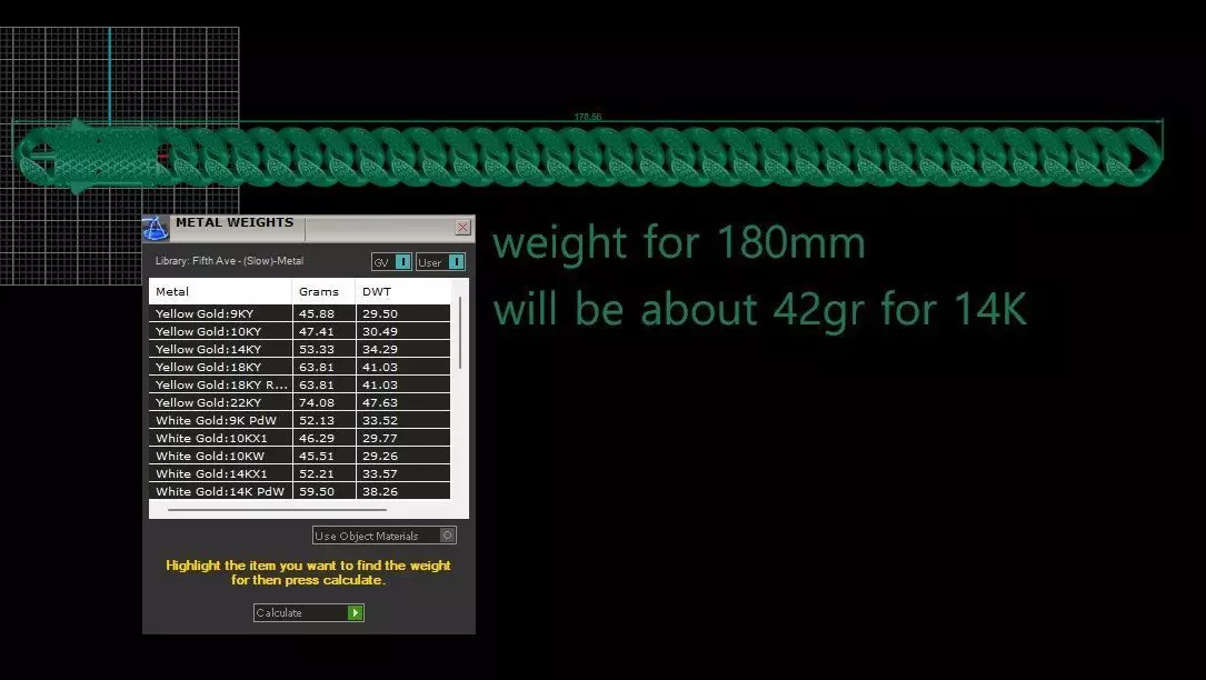 Miami Cuban Chain Bracelet box clasp 3D print model_10