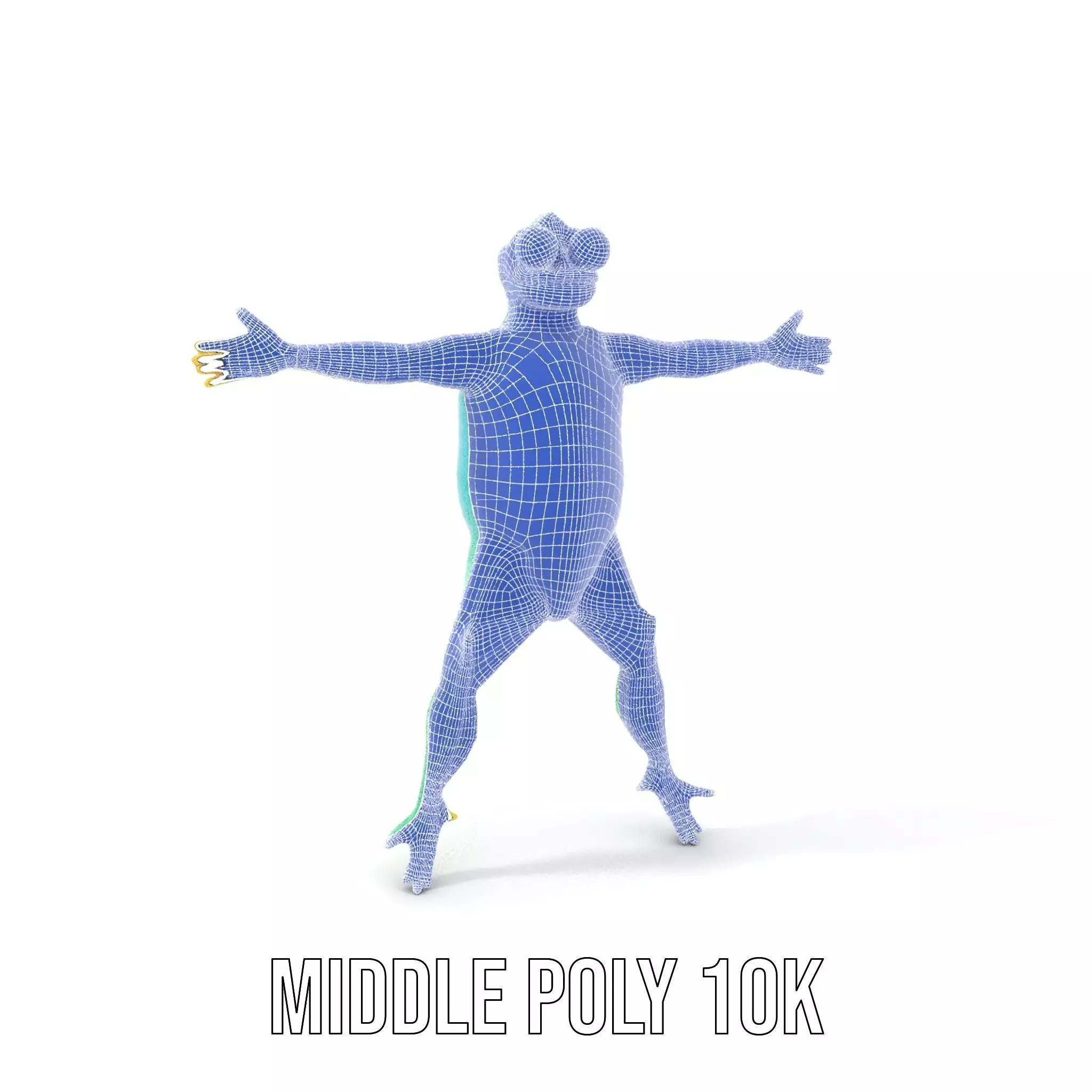 Vibrant Gecko Character model pack Low-poly 3D model_24