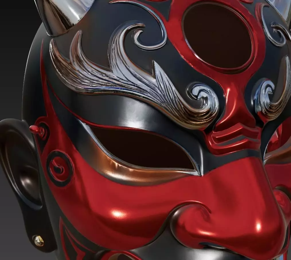 Ghost mask 3D print model_2