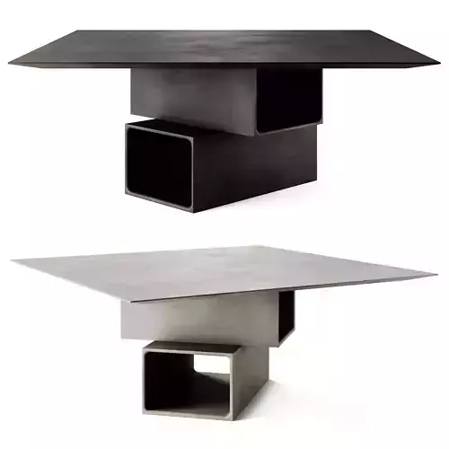 Pulkra Manifesto Quadro Square Cement Table