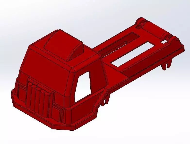 truck body  3D model_0