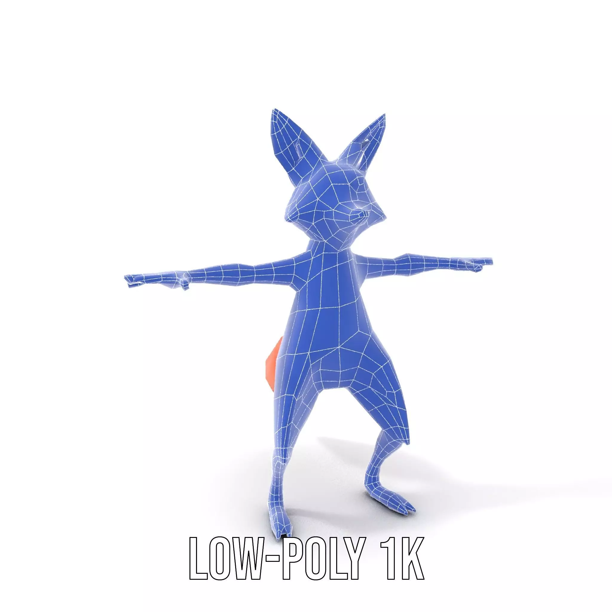 Vivid Fox Character model pack Low-poly 3D model_22