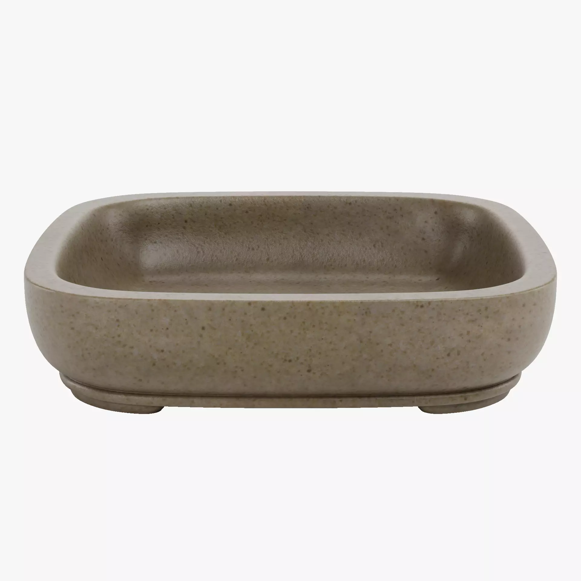 Bonsai Bowl V2 - Ceramic Pot Low-poly 3D model_12