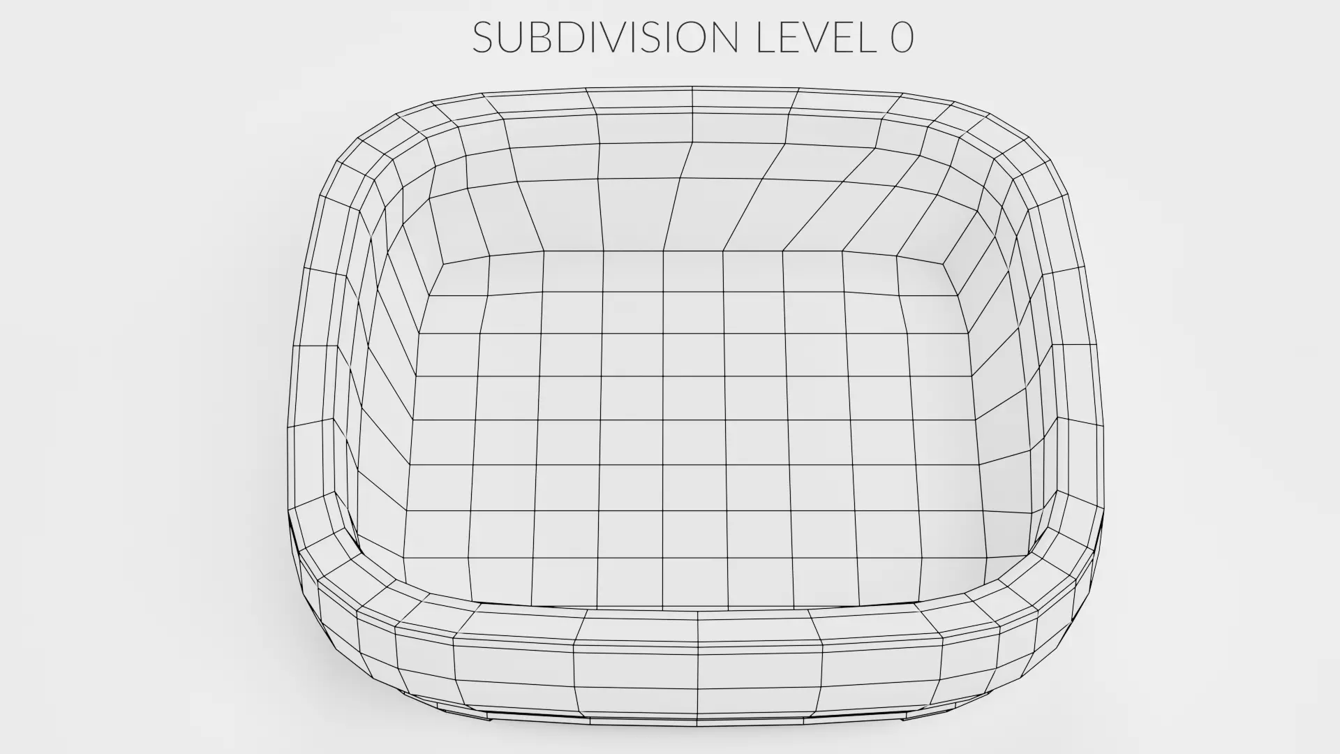 Bonsai Bowl V2 - Ceramic Pot Low-poly 3D model_10