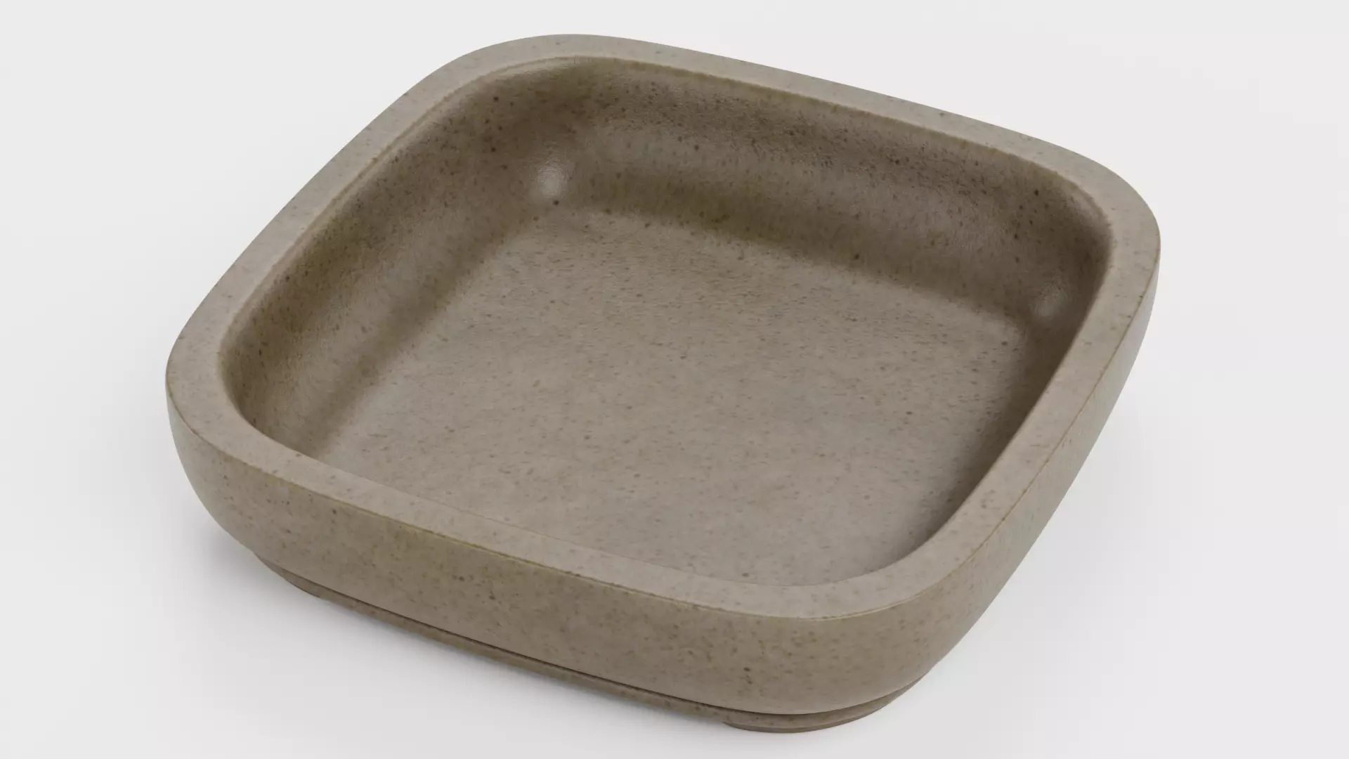 Bonsai Bowl V2 - Ceramic Pot Low-poly 3D model_5