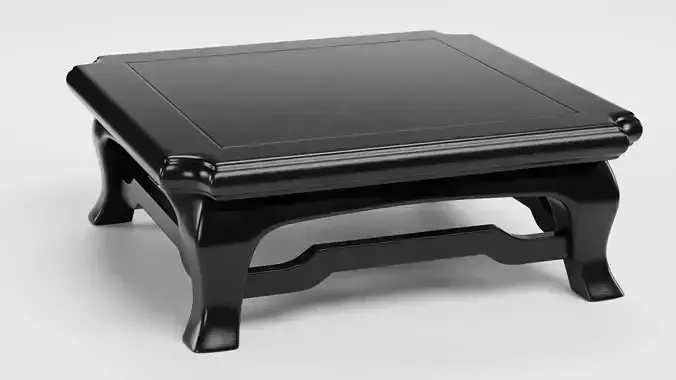 Bonsai Table V2 - Black Japanese Display Stand