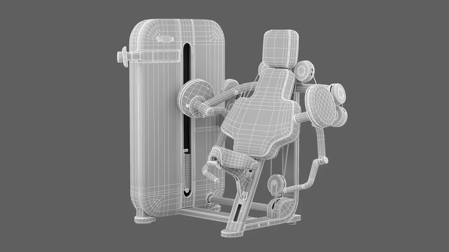 Technogym Artis Arm Curl 3D model_6