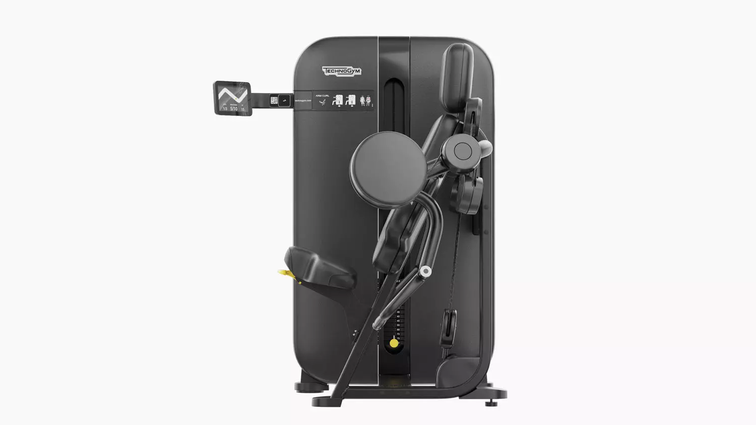 Technogym Artis Arm Curl 3D model_5